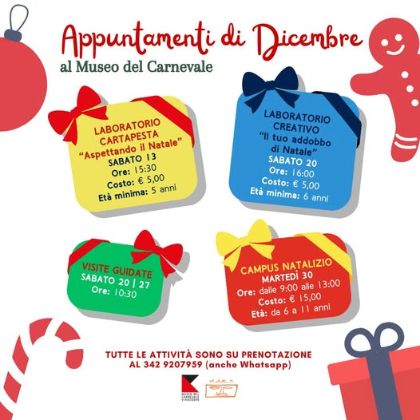 Attività al museo del carnevale