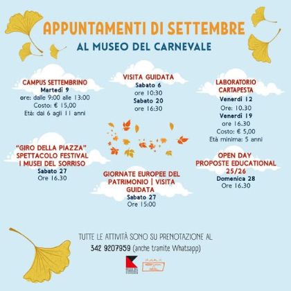 Attività al museo del carnevale