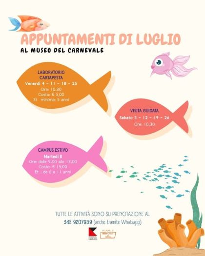 Attività al museo del carnevale Attività al museo del carnevale