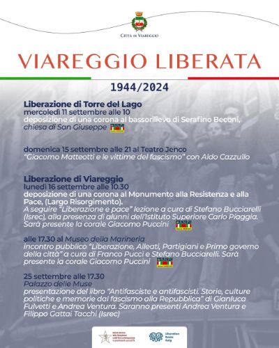 Liberazione di Viareggio e Torre del Lago P. 1944-2024