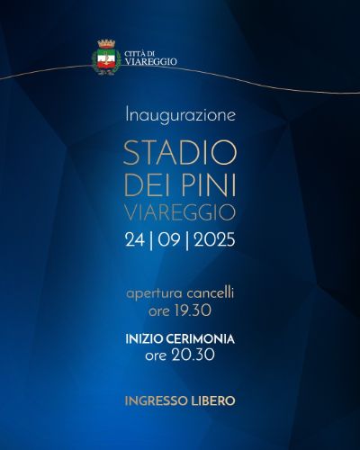 Inaugurazione stadio dei Pini