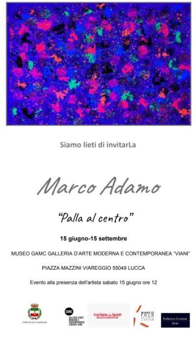 Esposizione Marco Adamo in GAMC- 15 giugno 15 settembre 2024